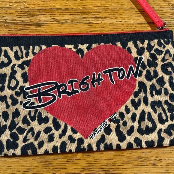 Brighton Limited Edition 2020 Leopard Print Pouch NWT - Picture 8 of 8